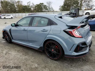 2021 Honda Civic Type R Touring with VIN SHHFK8G77MU203527, listed as a Copart auction lot 71277114 with 23,672 mi miles and Non Repairable. Bid and sale history available at carsss.com. Image 2.