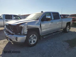 2018 Chevrolet Silverado 1500 LT with VIN 1GCUKREC3JF196971, listed as a Copart auction lot 49260235 with Not Provided miles and Salvage Title. Bid and sale history available at DreamBid. Image 1.