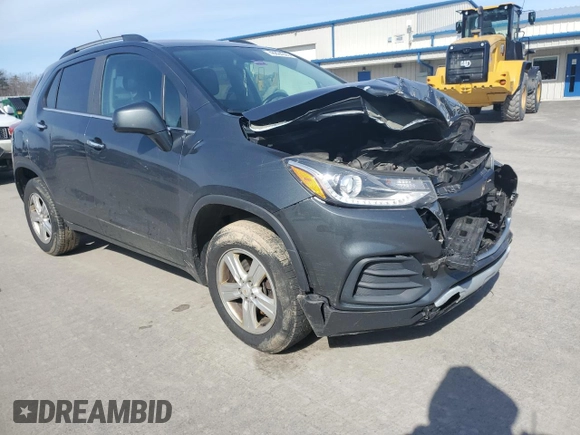 2017 Chevrolet Trax LT with VIN KL7CJPSB1HB183570, listed as a Copart auction lot 48894395 with 0 mi miles and Salvage Title. Bid and sale history available at carsss.com. Image 4.