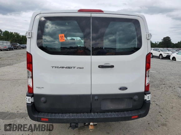 2020 Ford Transit Cargo with VIN 1FTBR1Y88LKB60893, listed as a Copart auction lot 71268874 with 69,359 mi miles and Salvage Title. Bid and sale history available at DreamBid. Image 6.