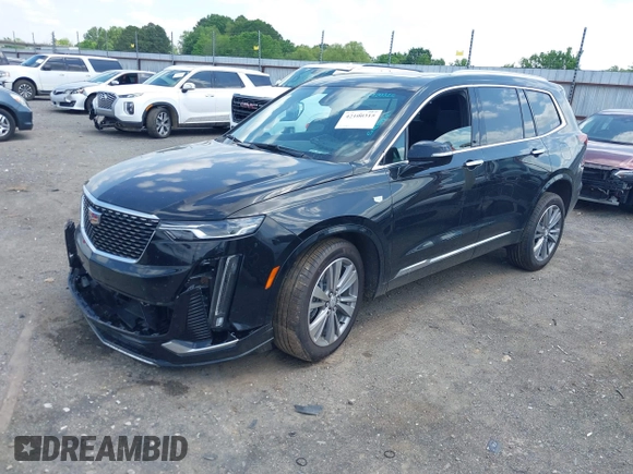 2025 Cadillac XT6 AWD Premium Luxury with VIN 1GYKPDRS3SZ118214, listed as a IAAI auction lot 42100315 with 12,795 mi miles and . Bid and sale history available at DreamBid. Image 20.