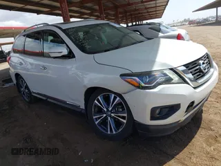 2018 Nissan Pathfinder SL with VIN 5N1DR2MM4JC617154, listed as a IAAI auction lot 41949176 with 47,955 mi miles. Bid and sale history available at carsss.com. Image 6.