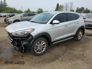 2018 Hyundai Tucson SEL with VIN KM8J3CA40JU606628, listed as a Copart auction lot 56187315 with 71,770 mi miles and Salvage title. Bid and sale history available at DreamBid. Image 1.