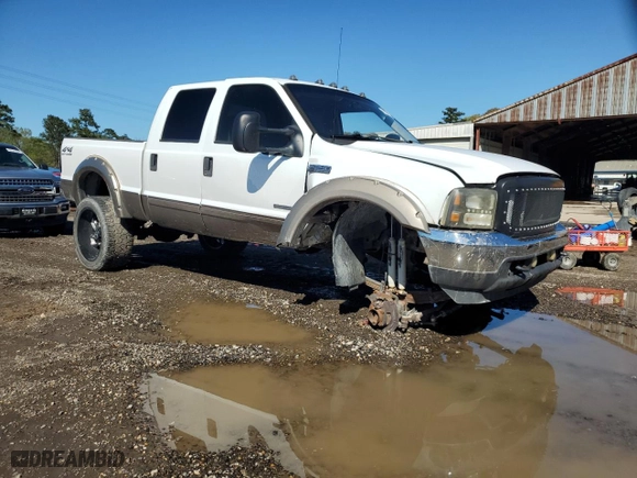 2002 Ford Super Duty F-250 XL with VIN 1FTNW21F42EA73932, listed as a Copart auction lot 48339575 with 0 mi miles and Salvage Title. Bid and sale history available at carsss.com. Image 4.