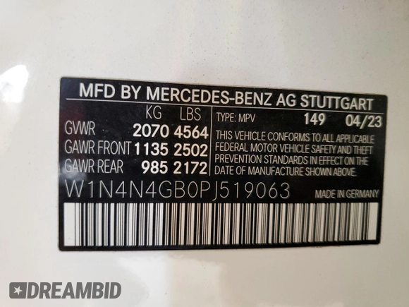 2023 Mercedes-Benz GLA 250 z VIN W1N4N4GB0PJ519063, wystawiony jako Copart lot #50800475 z przebiegiem 32 646 mil mil oraz Szkody całkowita. Historia ofert i sprzedaży dostępna na DreamBid. Obrazek 14.