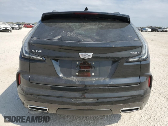 2024 Cadillac XT4 FWD Sport with VIN 1GYFZER42RF171372, listed as a Copart auction lot 76884714 with Not provided miles and Salvage title. Bid and sale history available at DreamBid. Image 6.