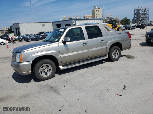 2002 Cadillac Escalade EXT with VIN 3GYEK63N42G235861, listed as a Copart auction lot 69802644 with NaN miles and Salvage Title. Bid and sale history available at carsss.com. Image 1.
