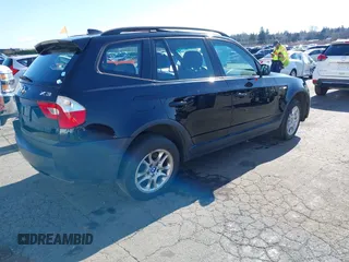 2004 BMW X3 2.5i with VIN WBXPA73444WB26471, listed as a IAAI auction lot 41702540 with 161,894 mi miles. Bid and sale history available at carsss.com. Image 4.