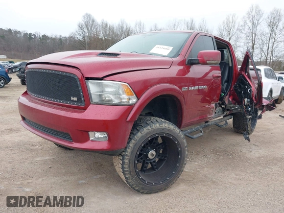 2011 Dodge 1500 SLT with VIN 1D7RV1CTXB5651217, listed as a IAAI auction lot 41424680 with 133,271 mi miles and . Bid and sale history available at carsss.com. Image 18.
