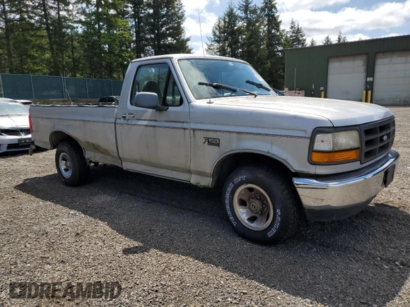 1996 Ford F-150 z VIN 1FTEF15Y1TLB97448, wystawiony jako Copart lot #58521885 z przebiegiem 111 405 mil mil oraz Czysty tytuł • Clean title. Historia ofert i sprzedaży dostępna na DreamBid. Obrazek 4.