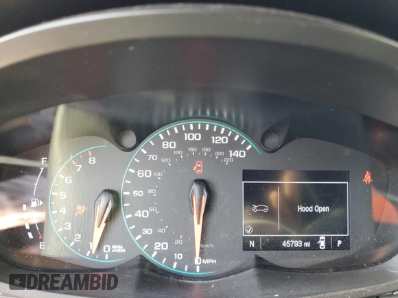 2020 Chevrolet Trax LT with VIN 3GNCJLSB4LL301220, listed as a Copart auction lot 53559365 with 45,793 mi miles and Salvage title. Bid and sale history available at DreamBid. Image 9.