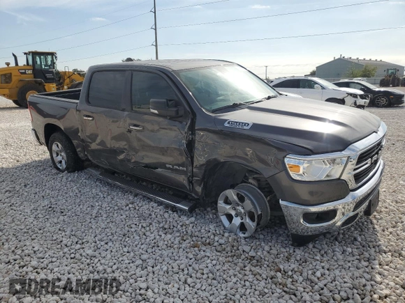 2020 Ram 1500 Big Horn with VIN 1C6RREFT3LN117968, listed as a Copart auction lot 87914735 with 62,523 mi miles and Clean title. Bid and sale history available at DreamBid. Image 4.