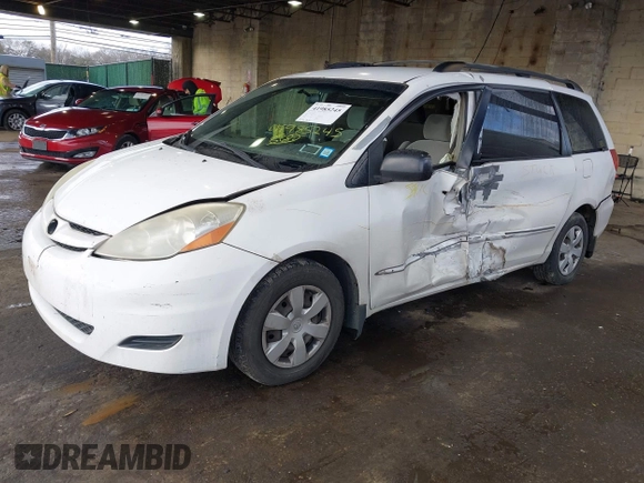 2006 Toyota Sienna CE with VIN 5TDZA23C66S535992, listed as a IAAI auction lot 41985245 with 300,182 mi miles and . Bid and sale history available at DreamBid. Image 18.