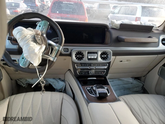 2022 Mercedes-Benz G-Class AMG G 63 with VIN W1NYC7HJ0NX438136, listed as a Copart auction lot 44230325 with NaN miles and Salvage Title. Bid and sale history available at carsss.com. Image 8.