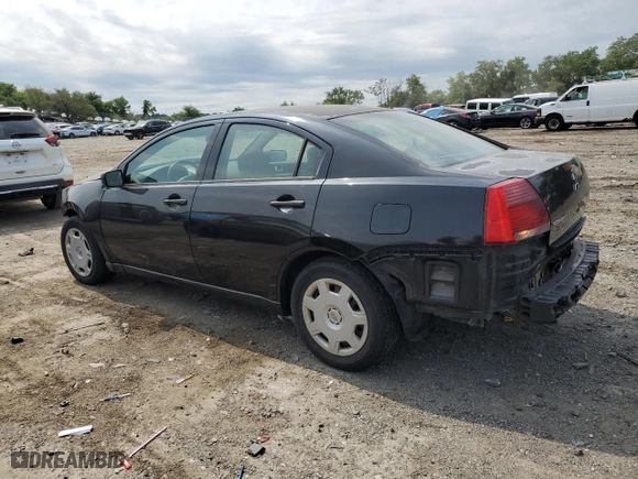 2007 Mitsubishi Galant ES with VIN 4A3AB36F67E081303, listed as a Copart auction lot 64400114 with 110,157 mi miles and Salvage Title. Bid and sale history available at carsss.com. Image 2.