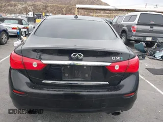 2014 Infiniti Q50 Hybrid Sport with VIN JN1AV7AP7EM691279, listed as a IAAI auction lot 41547805 with 127,325 mi miles and . Bid and sale history available at DreamBid. Image 16.