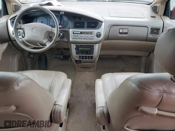 2002 Toyota Sienna LE with VIN 4T3ZF13C32U492992, listed as a Copart auction lot 81666964 with 209,215 mi miles and Salvage Title. Bid and sale history available at carsss.com. Image 8.