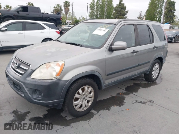 2006 Honda CR-V EX with VIN JHLRD78816C015034, listed as a IAAI auction lot 42121953 with 168,378 mi miles and . Bid and sale history available at carsss.com. Image 2.