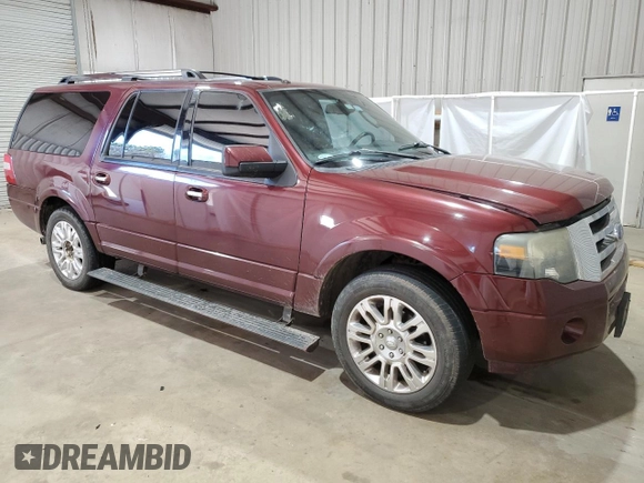 2011 Ford Expedition Max Limited with VIN 1FMJK1K50BEF01128, listed as a Copart auction lot 47985085 with 228,901 mi miles and Clean title. Bid and sale history available at DreamBid. Image 4.