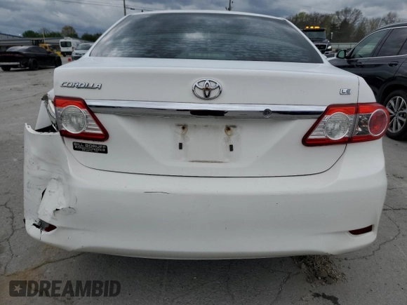 2013 Toyota Corolla L with VIN 2T1BU4EE2DC964667, listed as a Copart auction lot 51171885 with 186,737 mi miles and Clean Title. Bid and sale history available at DreamBid. Image 6.