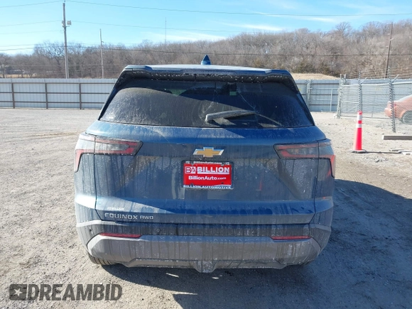 2025 Chevrolet Equinox AWD LT with VIN 3GNAXPEG7SL207044, listed as a IAAI auction lot 41440925 with 542 mi miles. Bid and sale history available at carsss.com. Image 16.