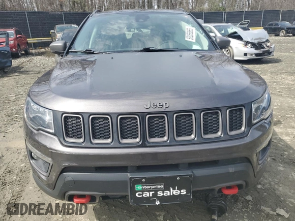 2021 Jeep Compass Trailhawk with VIN 3C4NJDDB7MT602800, listed as a Copart auction lot 50056865 with 68,794 mi miles and Salvage title. Bid and sale history available at DreamBid. Image 5.
