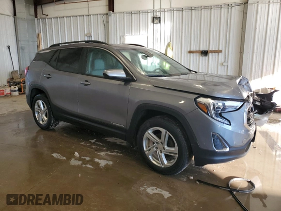 2021 GMC Terrain SLE with VIN 3GKALTEV7ML341748, listed as a Copart auction lot 89196355 with 41,618 mi miles and Salvage Title. Bid and sale history available at carsss.com. Image 4.
