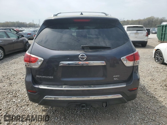 2014 Nissan Pathfinder SV with VIN 5N1AR2MM8EC722191, listed as a Copart auction lot 50020265 with 137,938 mi miles and Salvage Title. Bid and sale history available at carsss.com. Image 6.