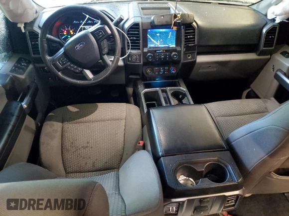 2020 Ford F-150 XL with VIN 1FTEW1E57LKF44499, listed as a Copart auction lot 60336735 with 156,745 mi miles and Salvage title. Bid and sale history available at DreamBid. Image 8.