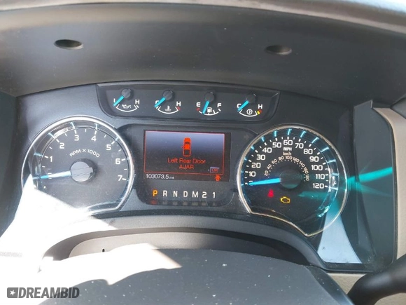 2013 Ford F-150 XL with VIN 1FTFW1CF8DFA34950, listed as a IAAI auction lot 41842807 with 103,073 mi miles. Bid and sale history available at carsss.com. Image 7.
