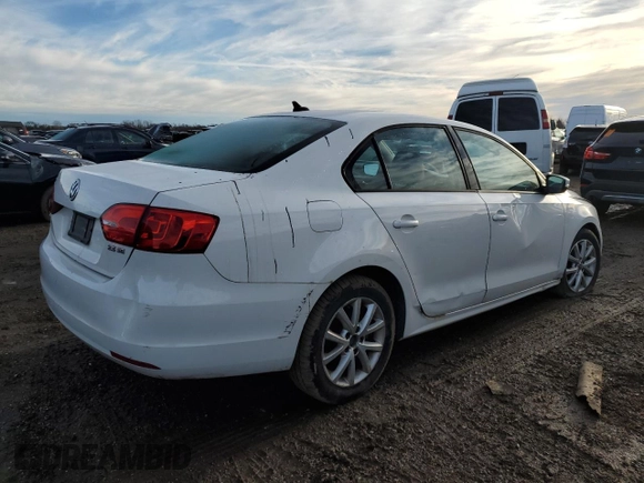 2012 Volkswagen Jetta Sedan SE w/Convenience & Sunroof with VIN 3VWDX7AJ8CM386016, listed as a Copart auction lot 46879595 with 154,968 mi miles and Clean Title. Bid and sale history available at carsss.com. Image 3.