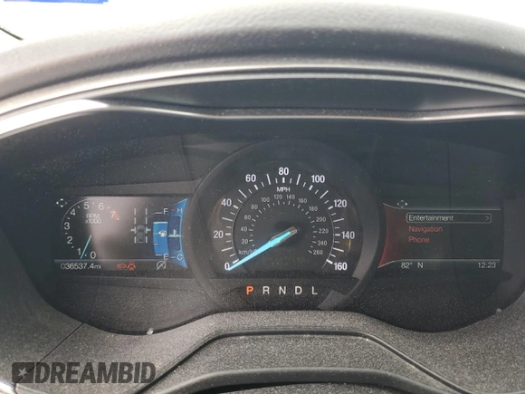 2020 Ford Fusion SE with VIN 3FA6P0HD5LR168627, listed as a Copart auction lot 50019085 with 36,537 mi miles and Salvage Title. Bid and sale history available at DreamBid. Image 9.