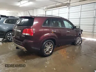 2013 Kia Sorento SX with VIN 5XYKWDA23DG373614, listed as a Copart auction lot 49174545 with 146,546 mi miles and Salvage Title. Bid and sale history available at carsss.com. Image 3.