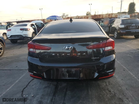 2020 Hyundai Elantra SEL with VIN 5NPD84LF4LH555476, listed as a Copart auction lot 86433294 with 72,471 mi miles and Salvage Title. Bid and sale history available at carsss.com. Image 6.