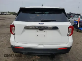 2021 Ford Explorer with VIN 1FMSK7BH6MGB14172, listed as a Copart auction lot 55282145 with 53,884 mi miles and Salvage title. Bid and sale history available at DreamBid. Image 6.