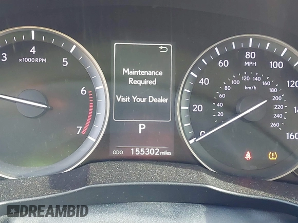 2016 Lexus ES with VIN 58ABK1GG9GU008567, listed as a IAAI auction lot 41652406 with 155,302 mi miles. Bid and sale history available at carsss.com. Image 7.