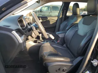 2018 Jeep Cherokee Latitude Plus with VIN 1C4PJLLX3JD580442, listed as a Copart auction lot 77999834 with 77,190 mi miles and Salvage Title. Bid and sale history available at carsss.com. Image 7.