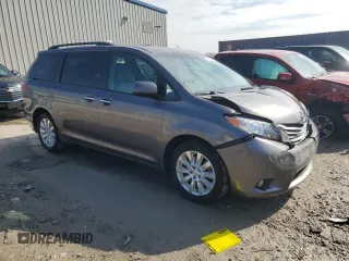 2015 Toyota Sienna Ltd with VIN 5TDDK3DC3FS127574, listed as a Copart auction lot 52703385 with 143,544 mi miles and Clean Title. Bid and sale history available at carsss.com. Image 4.