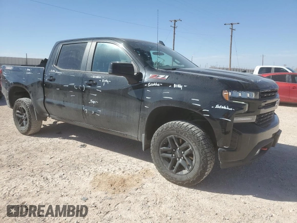 2021 Chevrolet Silverado 1500 LT Trail Boss with VIN 3GCPYFEDXMG334267, listed as a Copart auction lot 47261455 with 60,153 mi miles and Salvage Title. Bid and sale history available at DreamBid. Image 4.