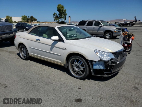 2008 Chrysler Sebring Limited with VIN 1C3LC65M58N692617, listed as a Copart auction lot 65540345 with 30,603 mi miles and Salvage title. Bid and sale history available at DreamBid. Image 4.