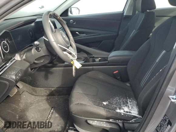 2024 Hyundai Elantra SEL with VIN KMHLS4DG3RU843407, listed as a Copart auction lot 44775405 with 1,904 mi miles and Salvage title. Bid and sale history available at DreamBid. Image 7.