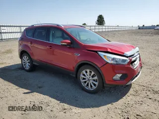 2017 Ford Escape Titanium with VIN 1FMCU9JD6HUB14799, listed as a Copart auction lot 54431685 with 75,454 mi miles and Salvage Title. Bid and sale history available at carsss.com. Image 4.
