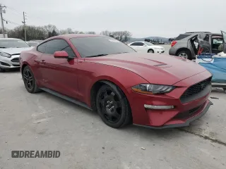 2018 Ford Mustang EcoBoost with VIN 1FA6P8TH8J5113162, listed as a Copart auction lot 50378555 with 74,983 mi miles and Salvage Title. Bid and sale history available at DreamBid. Image 4.