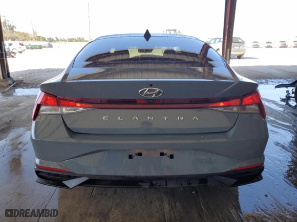 2022 Hyundai Elantra SEL with VIN KMHLM4AG5NU365984, listed as a Copart auction lot 48105065 with 44,715 mi miles and Non Repairable. Bid and sale history available at carsss.com. Image 6.