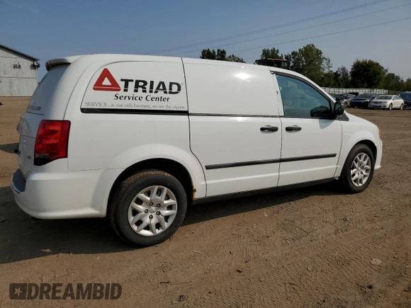 2014 Ram Cargo Van Tradesman with VIN 2C4JRGAG9ER374215, listed as a Copart auction lot 71165364 with 322,234 mi miles and Salvage Title. Bid and sale history available at carsss.com. Image 3.