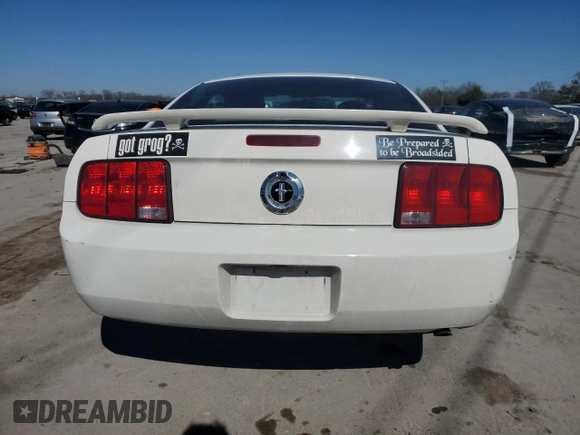 2006 Ford Mustang Standard with VIN 1ZVFT80NX65154347, listed as a Copart auction lot 47141295 with 150,074 mi miles and Clean Title. Bid and sale history available at carsss.com. Image 6.