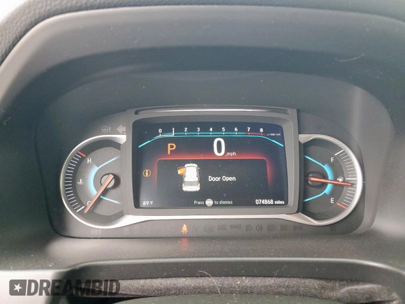 2020 Honda Passport EX-L with VIN 5FNYF7H57LB002957, listed as a Copart auction lot 51022825 with 74,868 mi miles and Salvage Title. Bid and sale history available at DreamBid. Image 9.