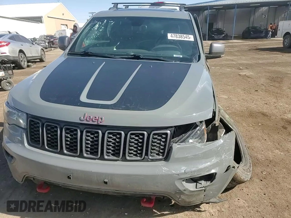 2021 Jeep Grand Cherokee Trailhawk with VIN 1C4RJFLG0MC670068, listed as a Copart auction lot 47838545 with 48,433 mi miles and Salvage Title. Bid and sale history available at carsss.com. Image 12.