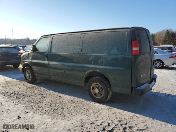 2004 Chevrolet Express Cargo Van with VIN 1GCGG25V841115584, listed as a Copart auction lot 88891785 with 0 mi miles and Clean Title. Bid and sale history available at carsss.com. Image 2.