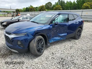 2022 Chevrolet Blazer LT with VIN 3GNKBCR46NS125411, listed as a Copart auction lot 57808835 with Not provided miles and Salvage title. Bid and sale history available at DreamBid. Image 1.